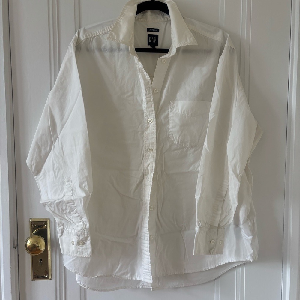 GAP 100% Cotton Button-Back Big Shirt